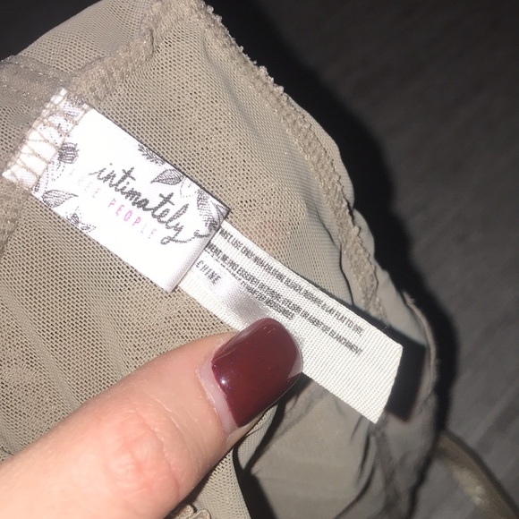 Free people taupe lace bralatte - Picture 3 of 5